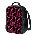 Glasses Of Wine Print Crossbody Lunch Bag