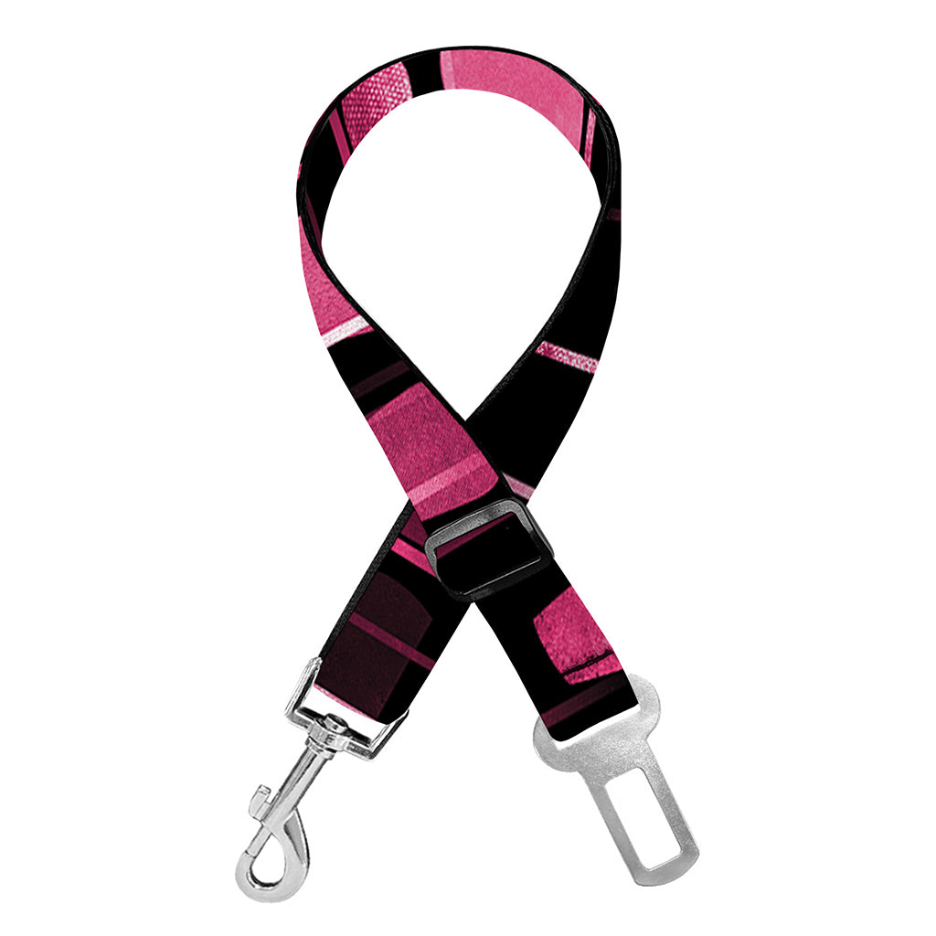 Glasses Of Wine Print Dog Seat Belt
