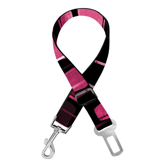 Glasses Of Wine Print Dog Seat Belt