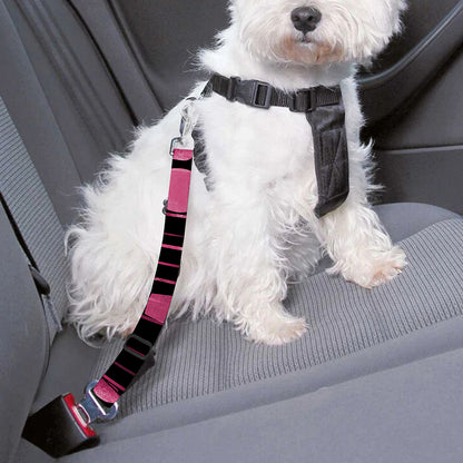 Glasses Of Wine Print Dog Seat Belt