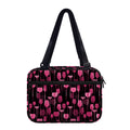 Glasses Of Wine Print Double Strap Bible Bag