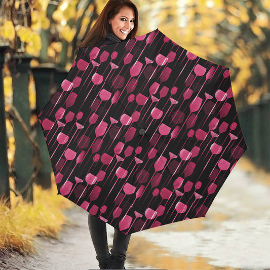 Glasses Of Wine Print Foldable Umbrella