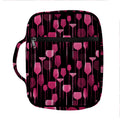 Glasses Of Wine Print Front Pocket Bible Bag