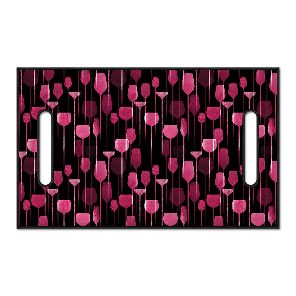 Glasses Of Wine Print Golf Cart Seat Cover