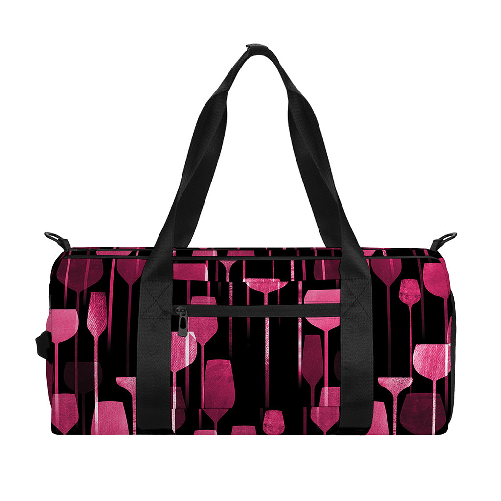 Glasses Of Wine Print Gym Bag