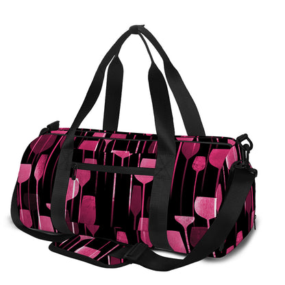 Glasses Of Wine Print Gym Bag