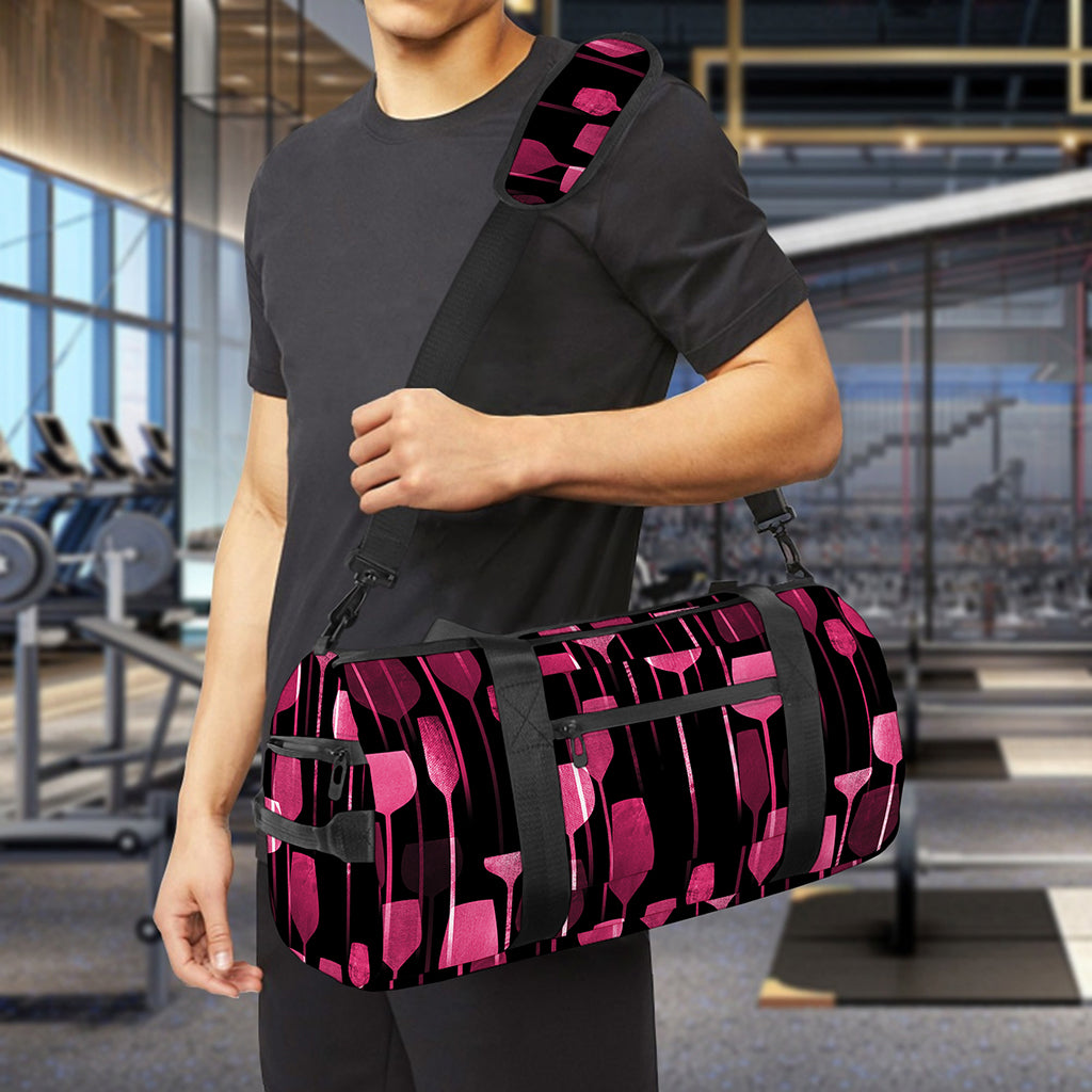 Glasses Of Wine Print Gym Bag