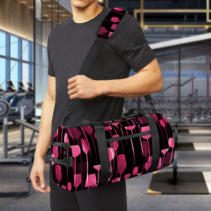 Glasses Of Wine Print Gym Bag