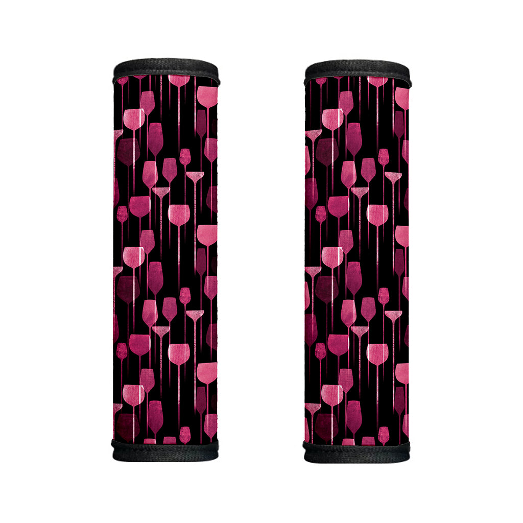Glasses Of Wine Print Handle Covers