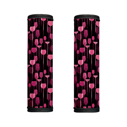 Glasses Of Wine Print Handle Covers