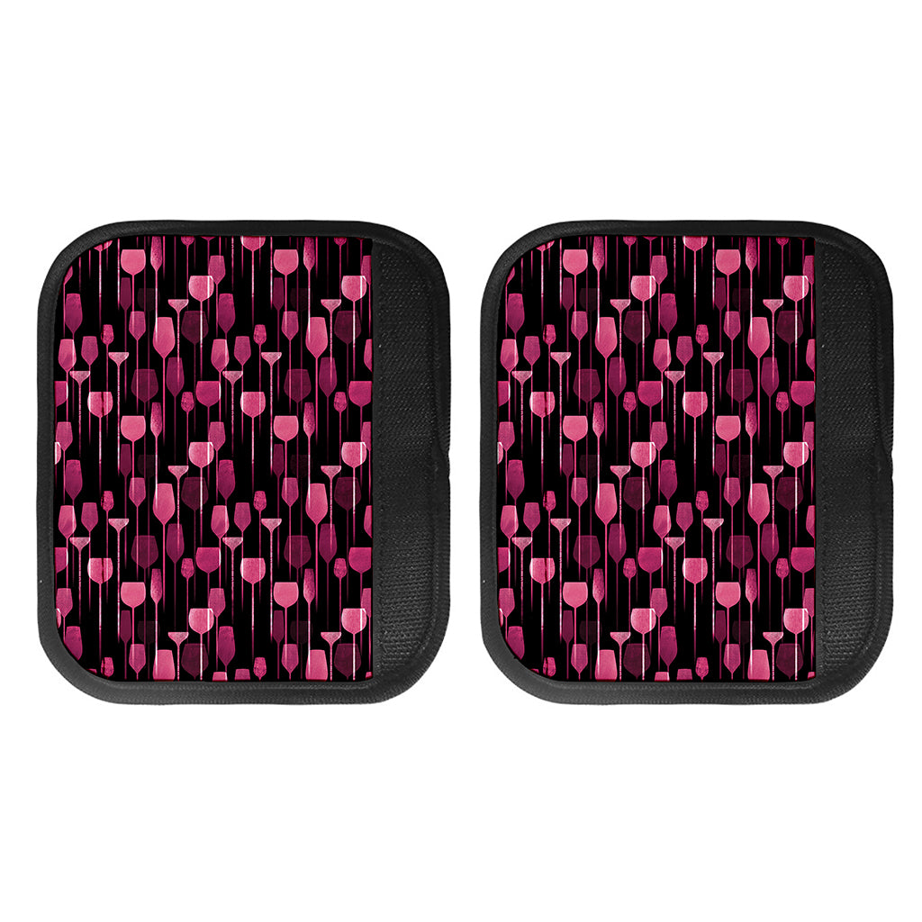 Glasses Of Wine Print Handle Covers