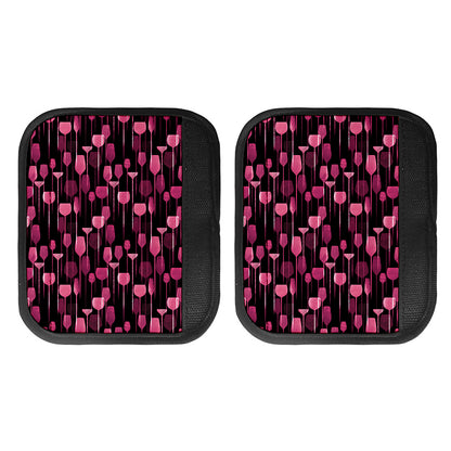 Glasses Of Wine Print Handle Covers