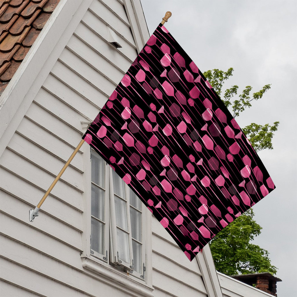 Glasses Of Wine Print House Flag