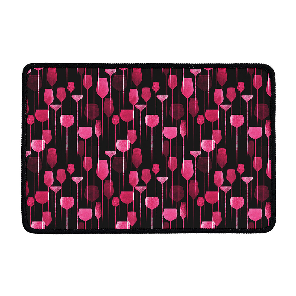 Glasses Of Wine Print Kitchen Mat