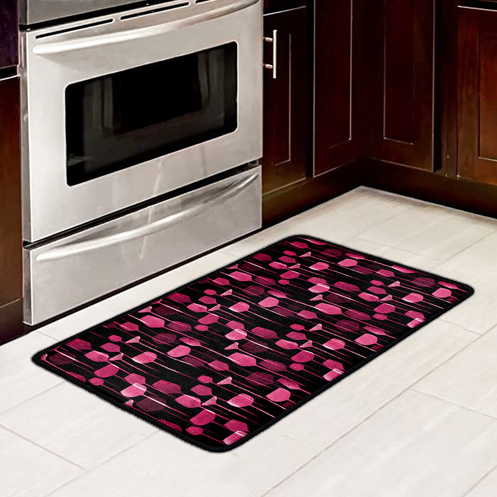Glasses Of Wine Print Kitchen Mat