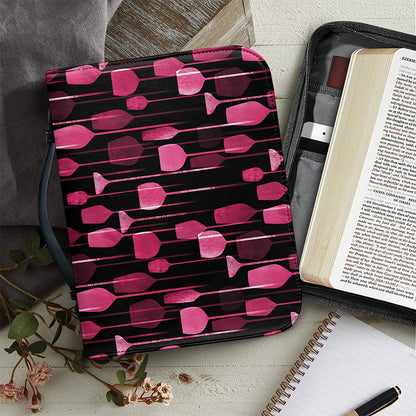 Glasses Of Wine Print Leather Bible Cover