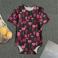 Glasses Of Wine Print Men's Bodysuit
