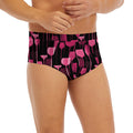 Glasses Of Wine Print Men's Briefs