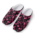 Glasses Of Wine Print Mesh Casual Shoes