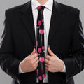 Glasses Of Wine Print Necktie
