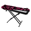 Glasses Of Wine Print Piano Keyboard Cover