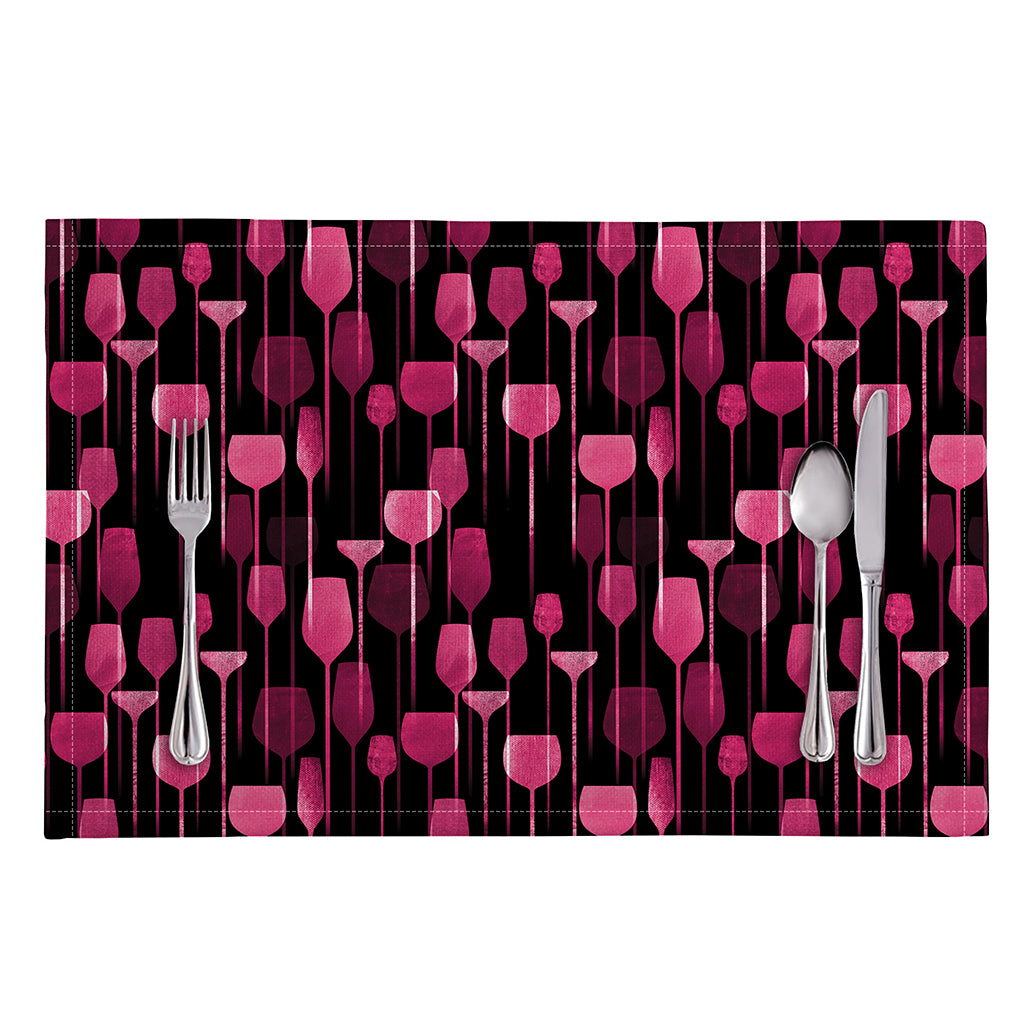Glasses Of Wine Print Placemat