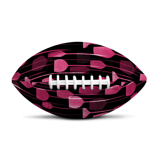 Glasses Of Wine Print Rugby Ball