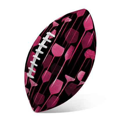 Glasses Of Wine Print Rugby Ball