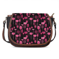 Glasses Of Wine Print Saddle Bag