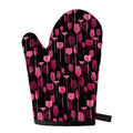 Glasses Of Wine Print Single Oven Mitt