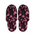 Glasses Of Wine Print Slippers