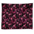 Glasses Of Wine Print Tapestry