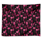 Glasses Of Wine Print Tapestry