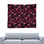 Glasses Of Wine Print Tapestry