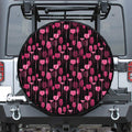 Glasses Of Wine Print Tire Cover