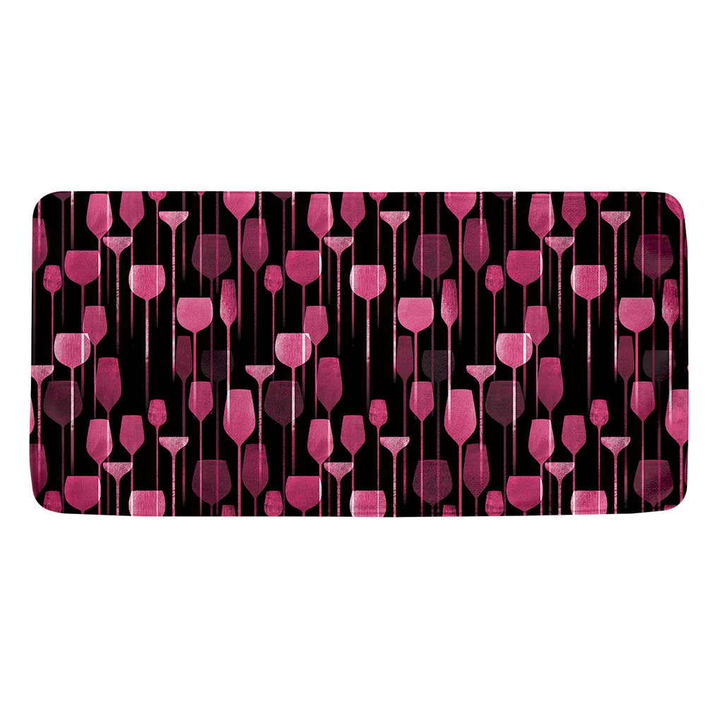 Glasses Of Wine Print Towel