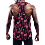 Glasses Of Wine Print Training Tank Top