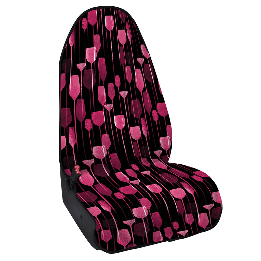 Glasses Of Wine Print Waterproof Car Seat Cover