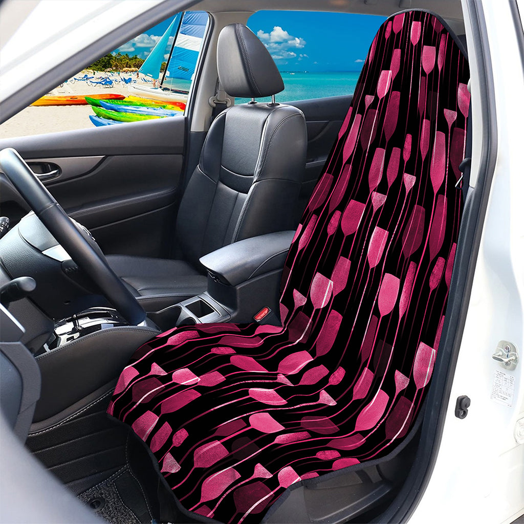Glasses Of Wine Print Waterproof Car Seat Cover