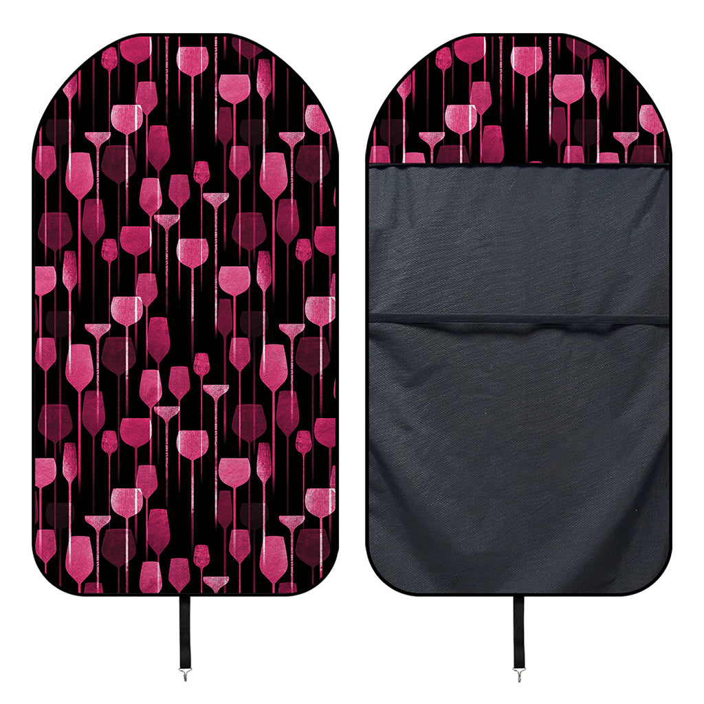 Glasses Of Wine Print Waterproof Car Seat Cover