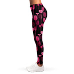 Glasses Of Wine Print Women's Leggings