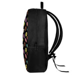 Glaze Donut Pattern Print 17 Inch Backpack