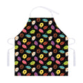 Glaze Donut Pattern Print Adjustable Apron