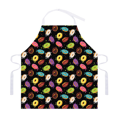 Glaze Donut Pattern Print Adjustable Apron