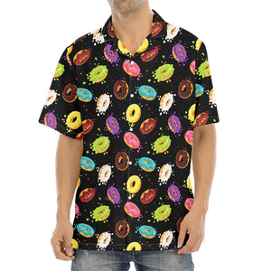 Glaze Donut Pattern Print Aloha Shirt