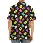 Glaze Donut Pattern Print Aloha Shirt