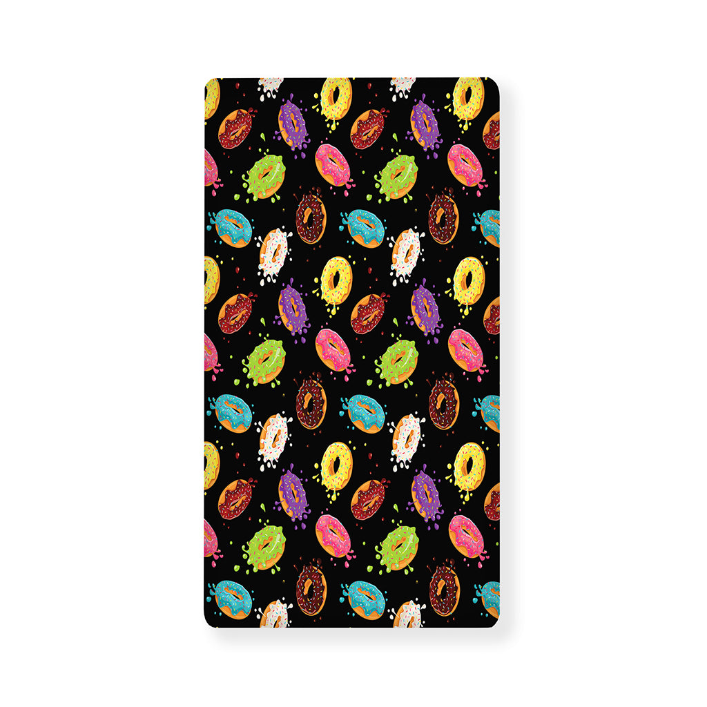 Glaze Donut Pattern Print Baby Crib Sheet