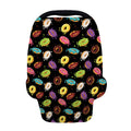 Glaze Donut Pattern Print Baby Seat Cover