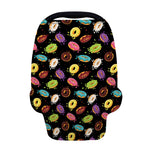 Glaze Donut Pattern Print Baby Seat Cover