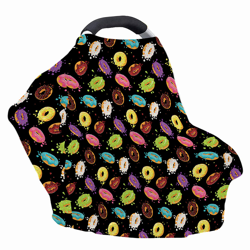 Glaze Donut Pattern Print Baby Seat Cover